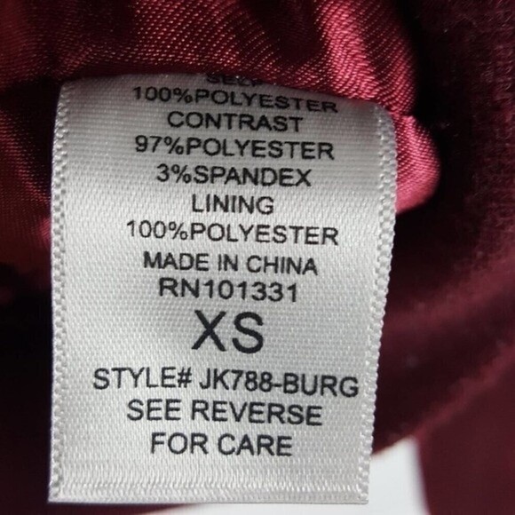 Charlotte Russe Bomber Jacket Womens Extra Small Full Zip Pockets Casual - Picture 6 of 7